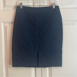 Boden Women’s Blue Green Geometric Design Skirt Size 6P